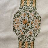 10 serviettes vintage brodées