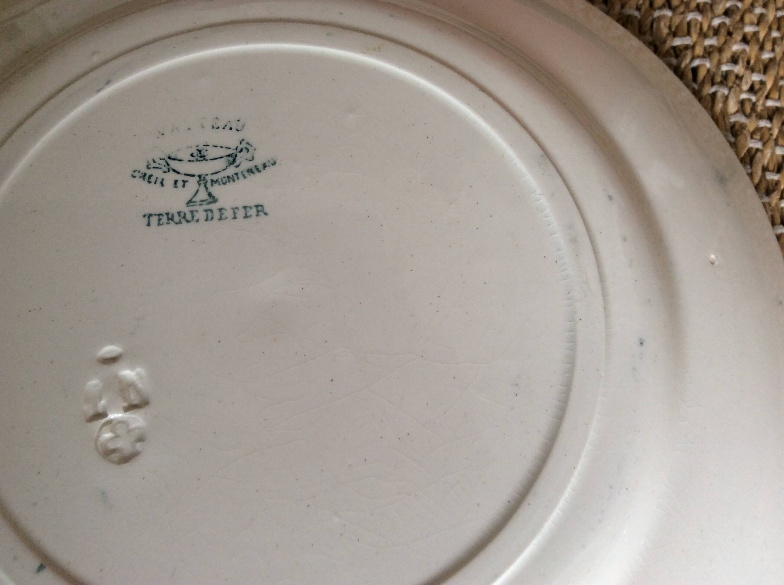 6 Terre de Fer flat plates