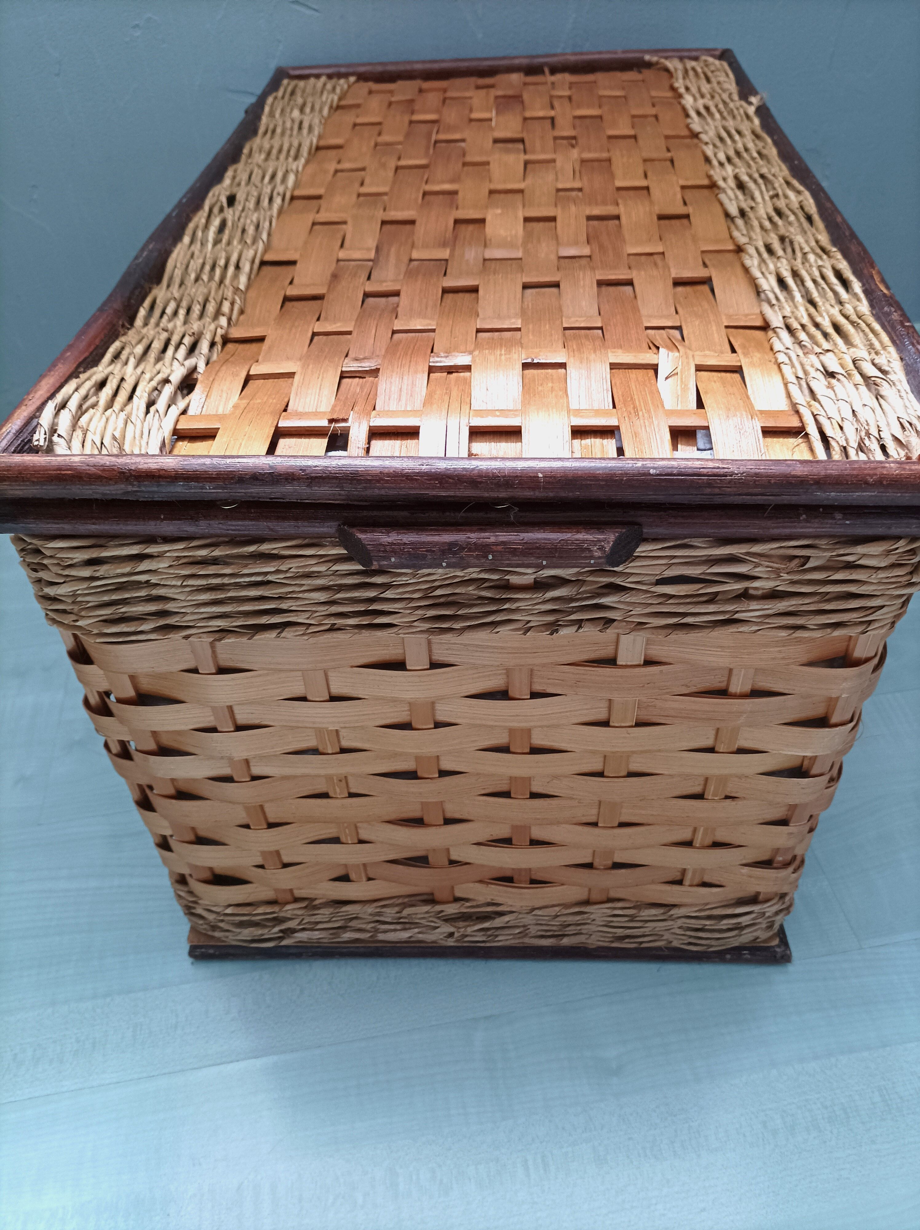 Rattan and wicker trunk