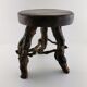 Brutalist stool tripod pied de vigne 60