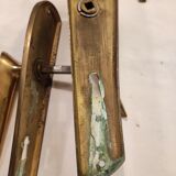 Brass door handle