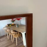 Vintage Danish teak mirror