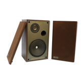 Enceintes acoustiques Scott S176B, real vintage, fabriqués en Belgique