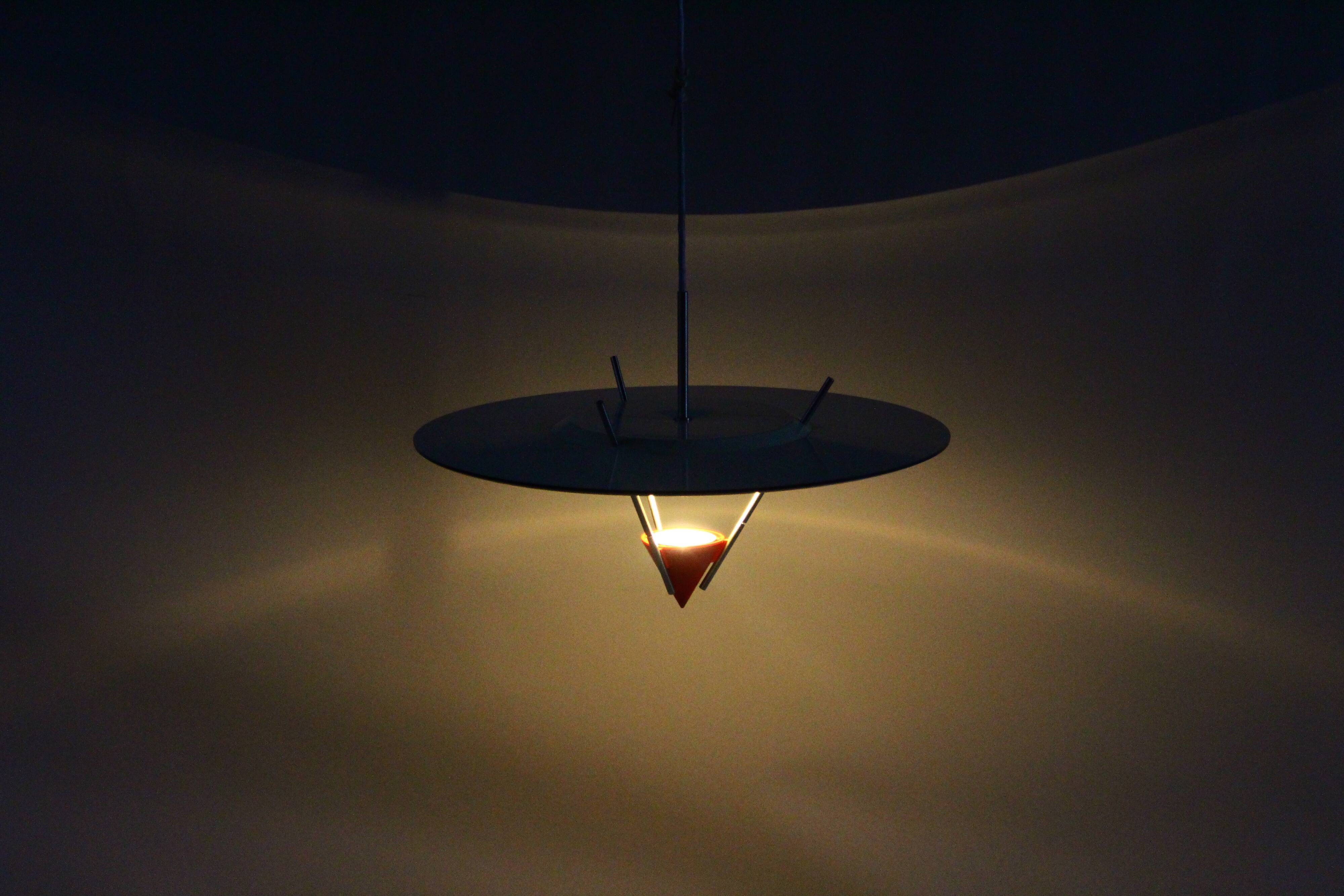 Danish pendant lamp by Henrik Tengler for Lyskilde 1970s