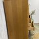 Vintage wood/wicker cabinet