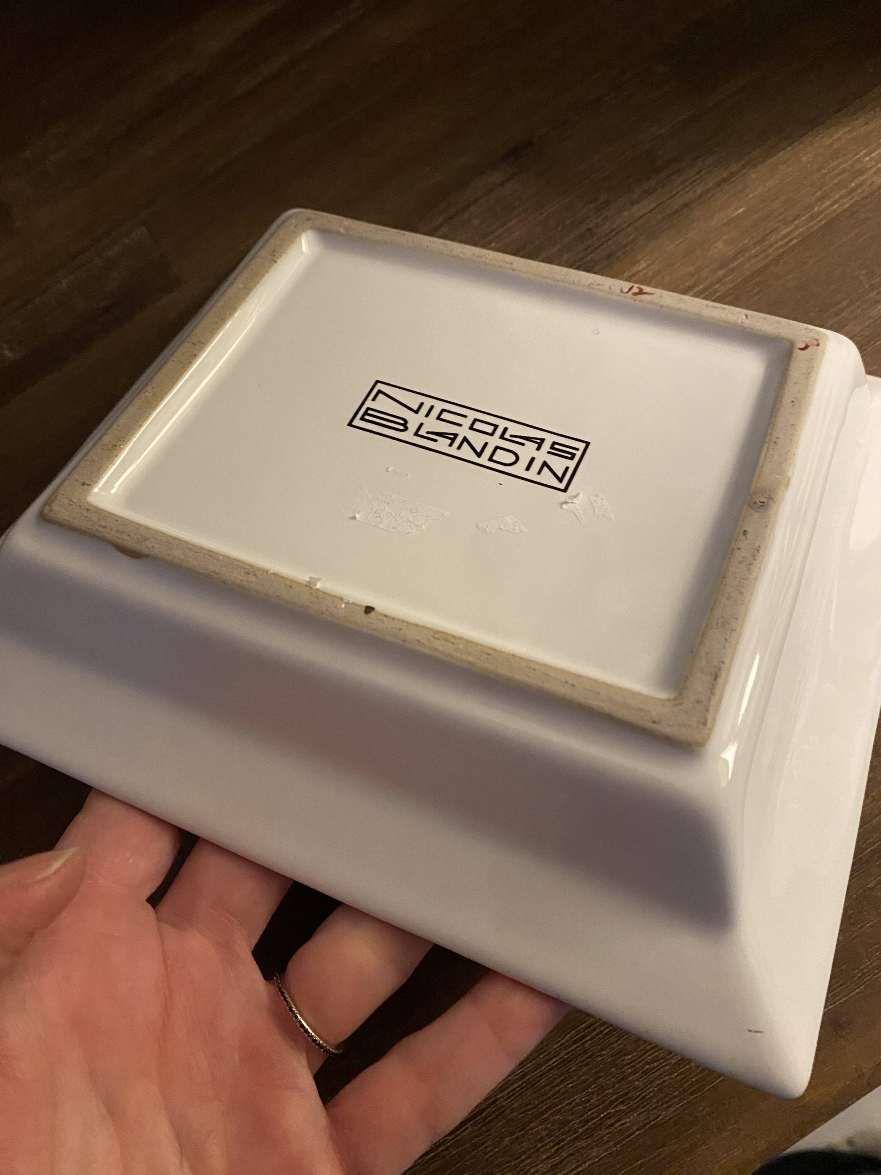 Nicolas Blandin porcelain pocket emptier