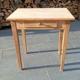 Desk or table in raw wood