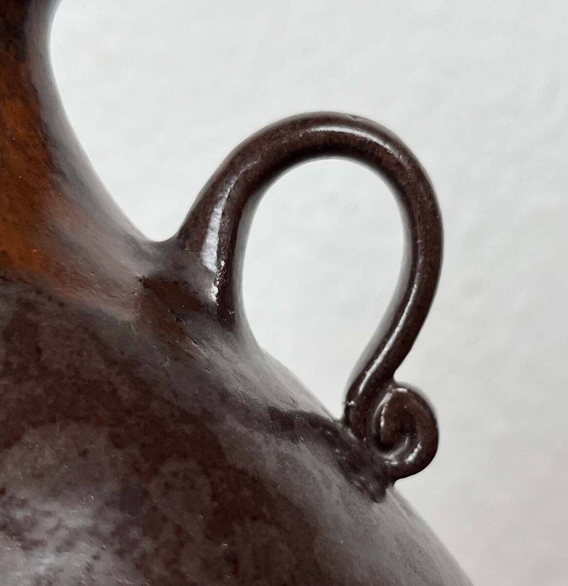 Mid-Century Modern German Studio Pottery Jug with Mugs by Melitta Teubner, 1960s, Set of 4