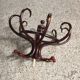 Art Nouveau curved wood coat rack