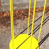 Yellow lase metal coat hanger 90's