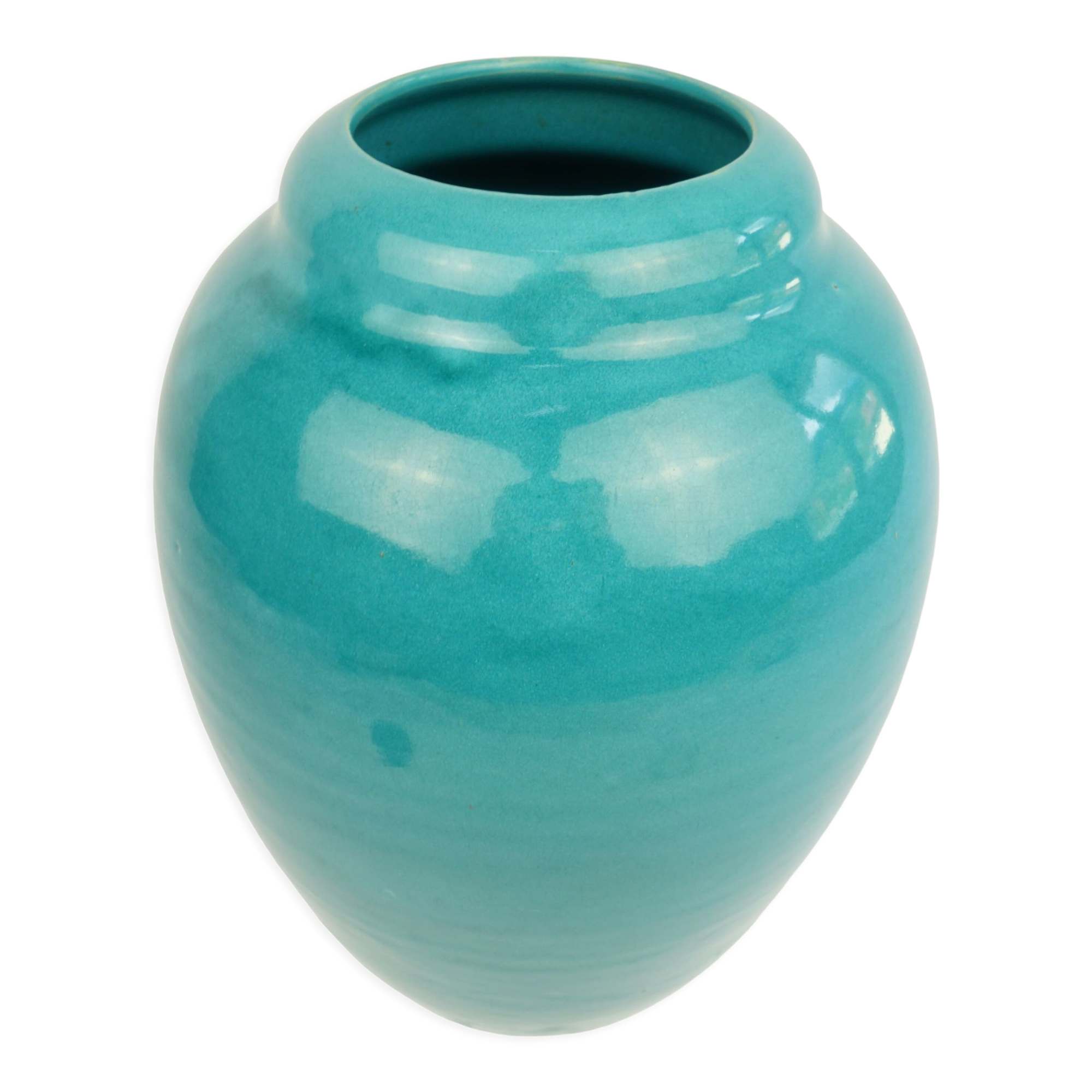 Vase céramique émaillée Primavera art deco