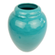 Large glazed ceramic vase Primavera art deco