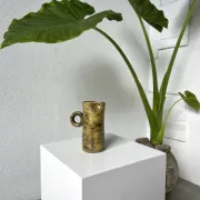 Jacques Blin: Yellow glazed ceramic jug