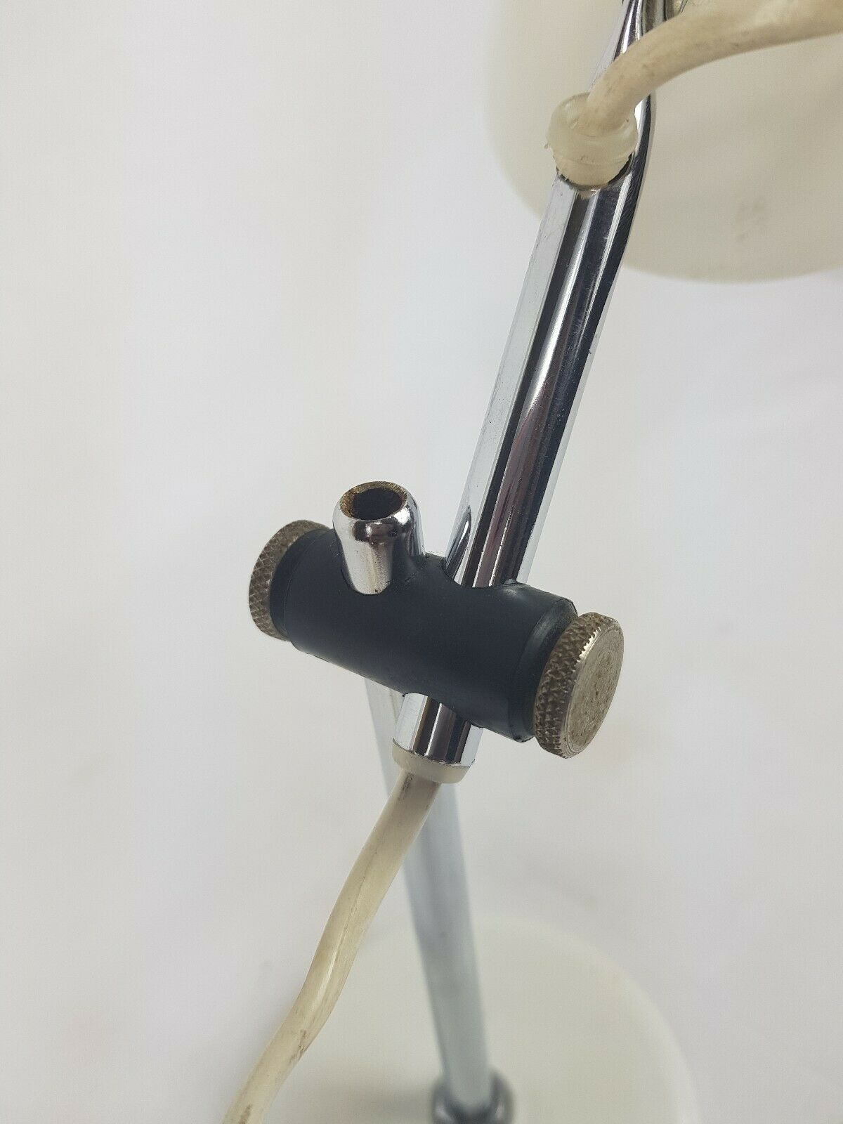 Former office lamp arm articulated in gold metal 50s