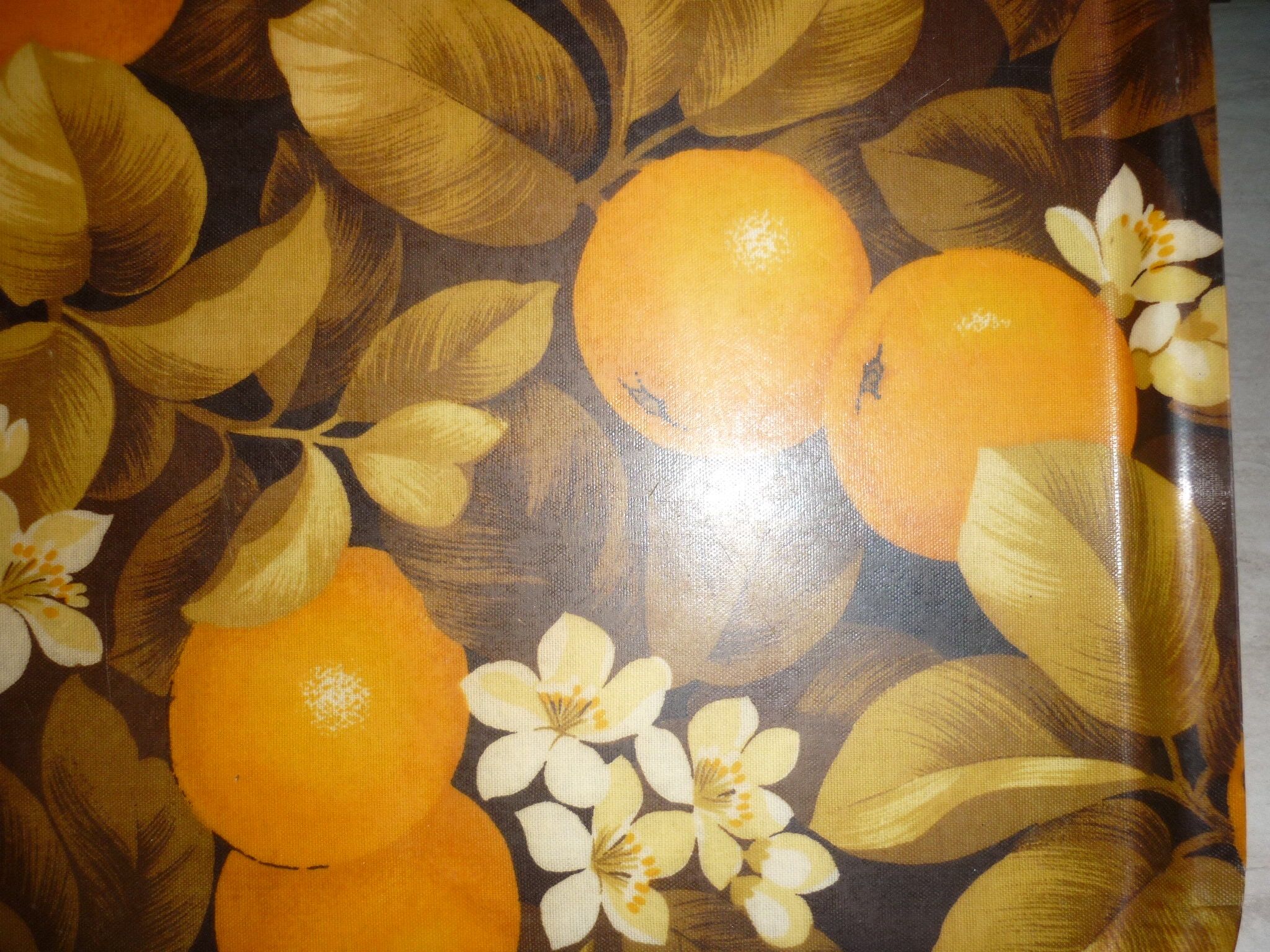 Orange fiberglass top, 70s