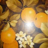 Orange fiberglass top, 70s