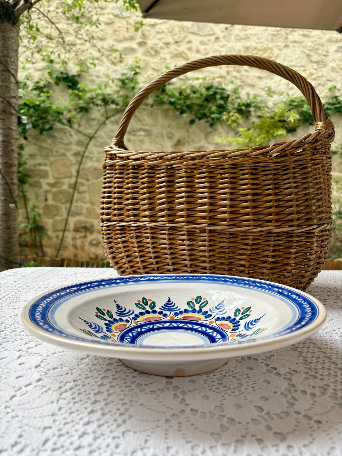 Decorative shallow dish