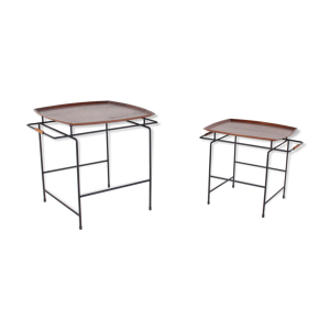 Paire de table basse scandinaves