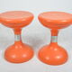 Orange diabolo stool