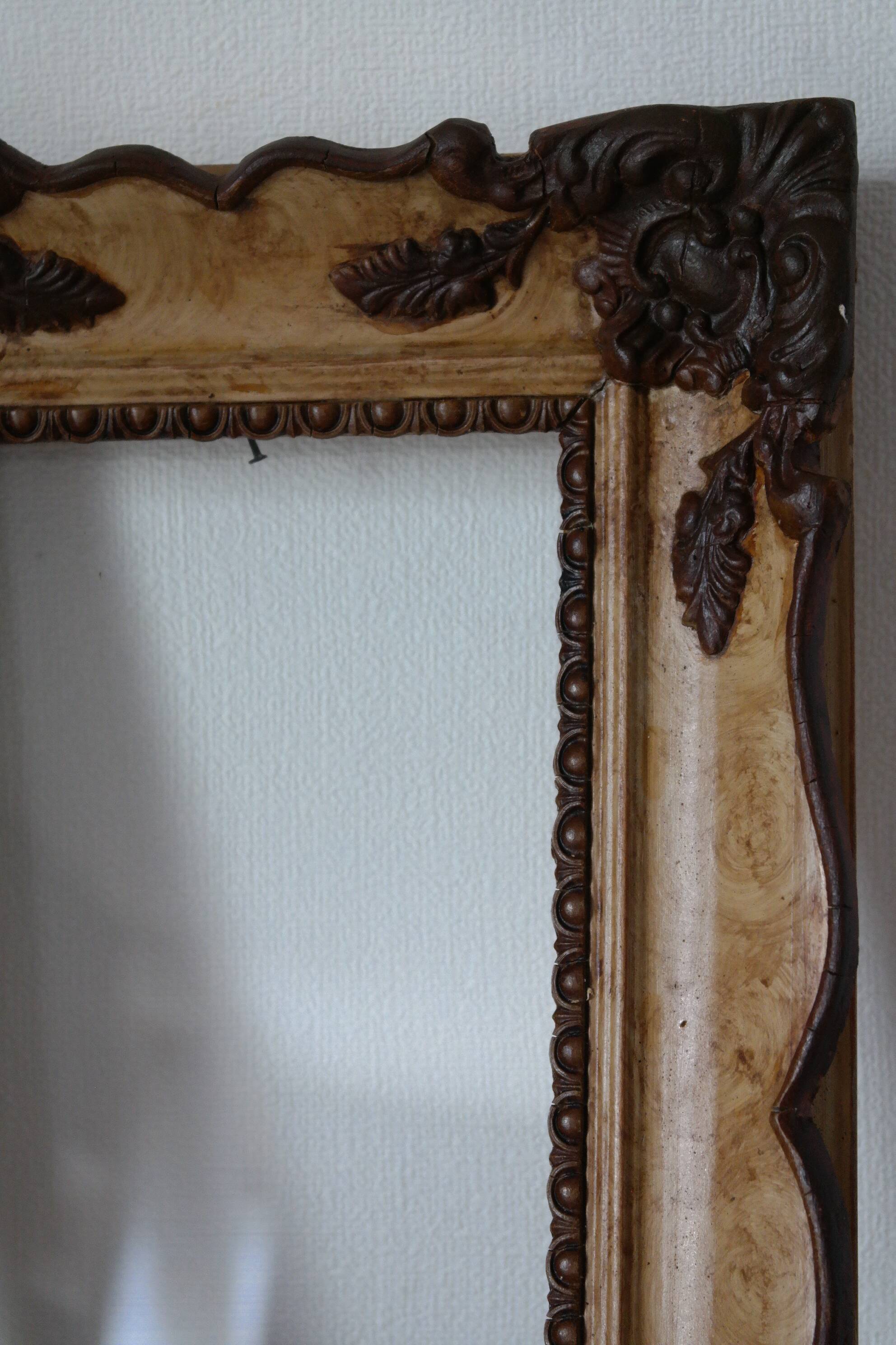 Old frame molding plant patterns