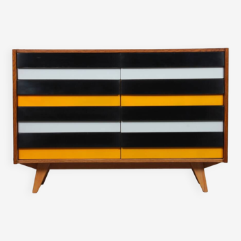 Yellow and black chest of drawers, model U-453, by Jiri Jiroutek, 1960