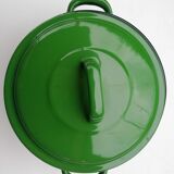 Enameled sheet metal casserole dish