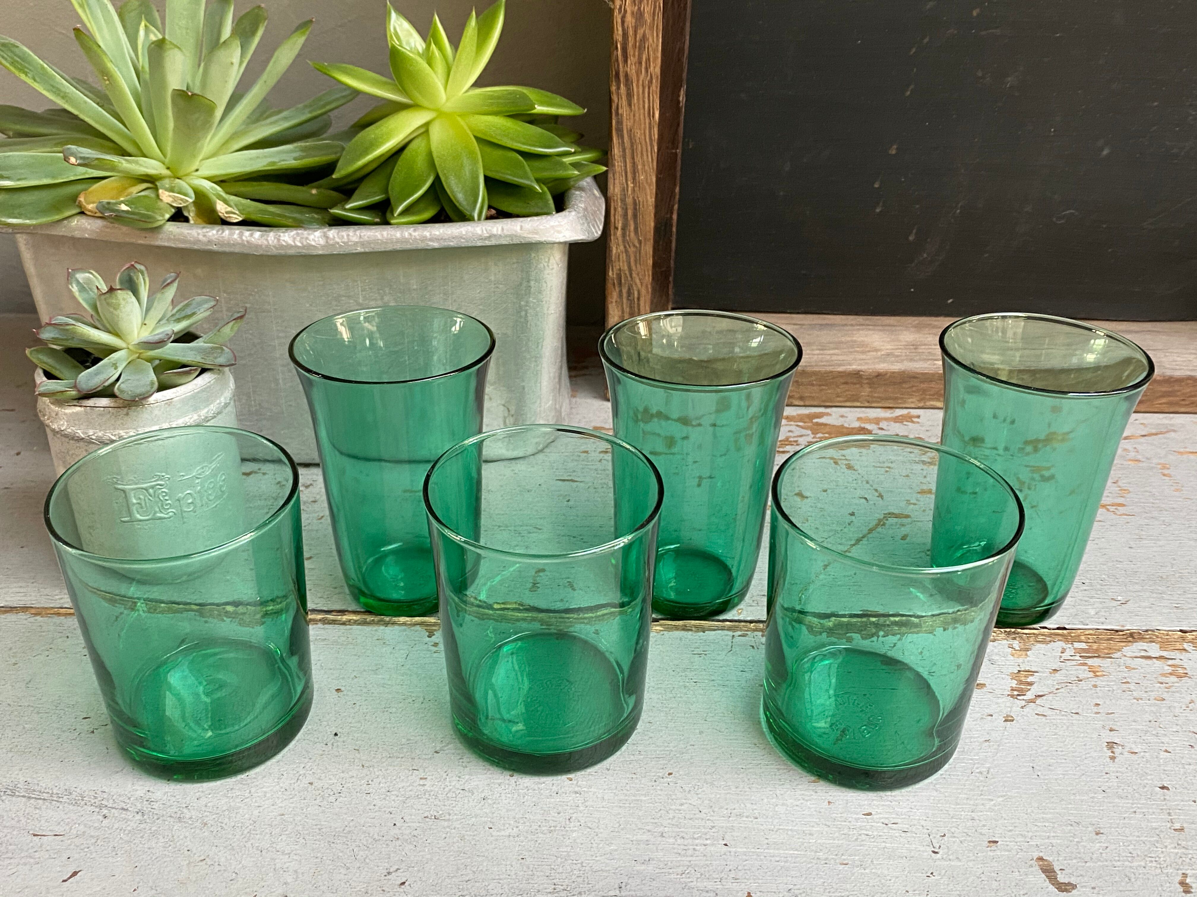 Series of 6 glasses Lesieur