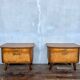 Paire de chevet / table de nuit vintage