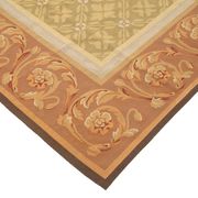 Handmade European Vintage Aubusson Kilim 260 cm x 363 cm