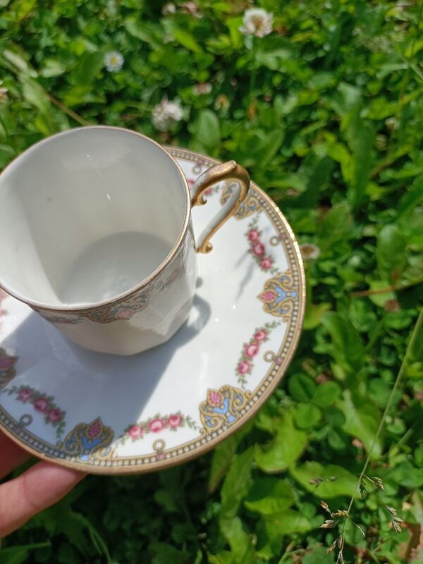 Service de The porcelaine de Limoges - Walbecque Dewitte Armentières
