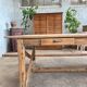 Ancienne grande table de travail