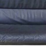 High-end black leather sofa, luxury De Sede sofa