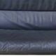 High-end black leather sofa, luxury De Sede sofa