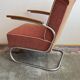 Cantilever Tubular Steel Armchair FN24 by Mücke-Melder, 1940-50s