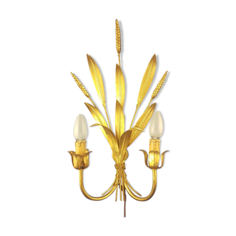 Applique gerbe de blé en métal doré