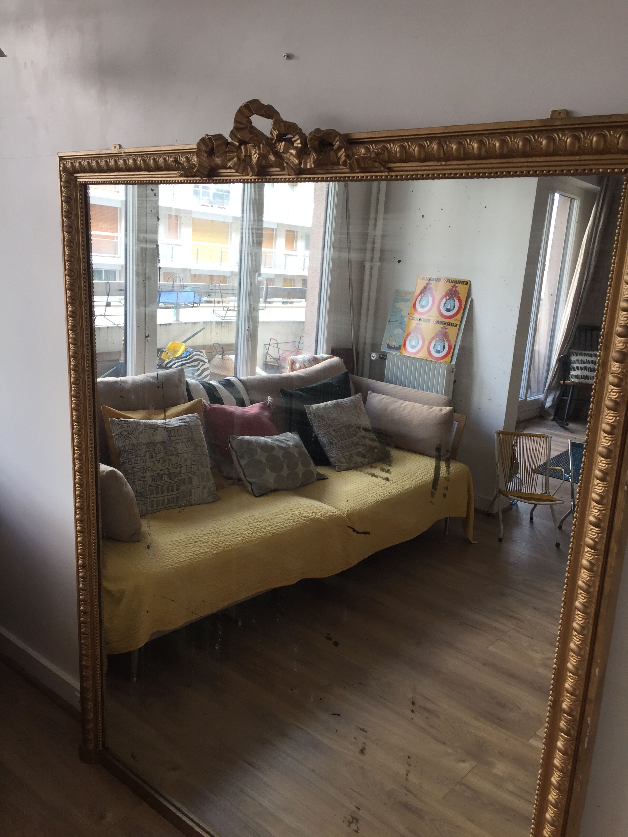 Louis Philippe style mirror 123x154cm