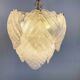 Vintage murano leaf chandelier, 1970s