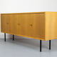 Mid-century light oak sideboard from wk furniture, 1970s