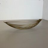 Minimalist Brass Fruit Bowl Shell by Carl Auböck, Austria, 1950s
