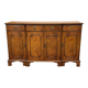 Enfilade with 4 English doors from the 1950s in mahogany.