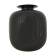 Vintage vase in black opaline 60s-70s