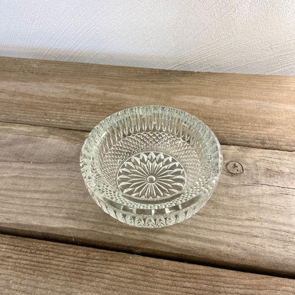 Vintage glass ashtray