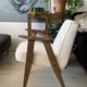 Original polish mid-century 366 chair designed in 1962 by J. Chierowski. Boucle fabric