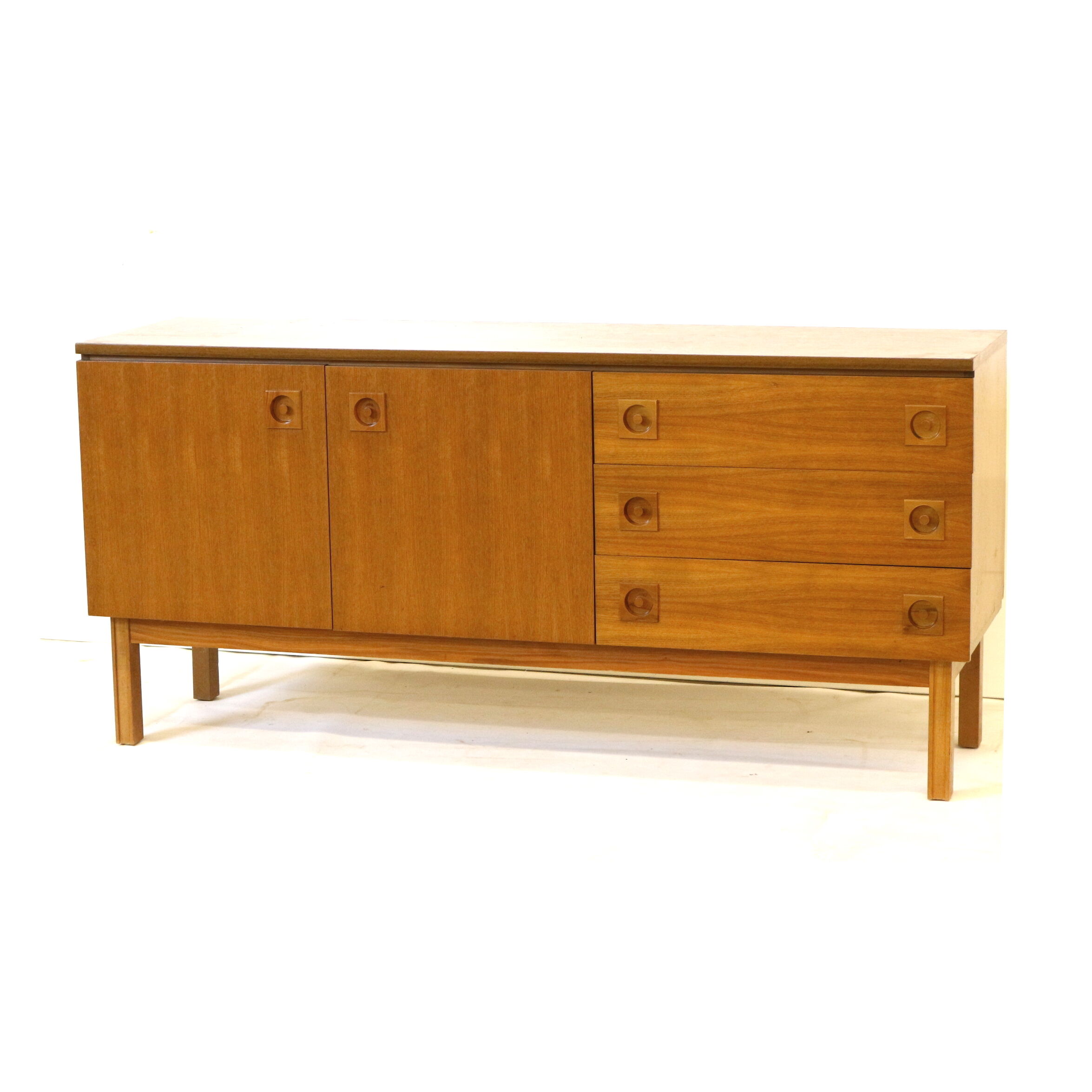 Vintage sideboard with drawers made in the 60s