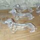 Set of 12 Danone knife rests – Dogs – Bakelite / hard plastic – Year