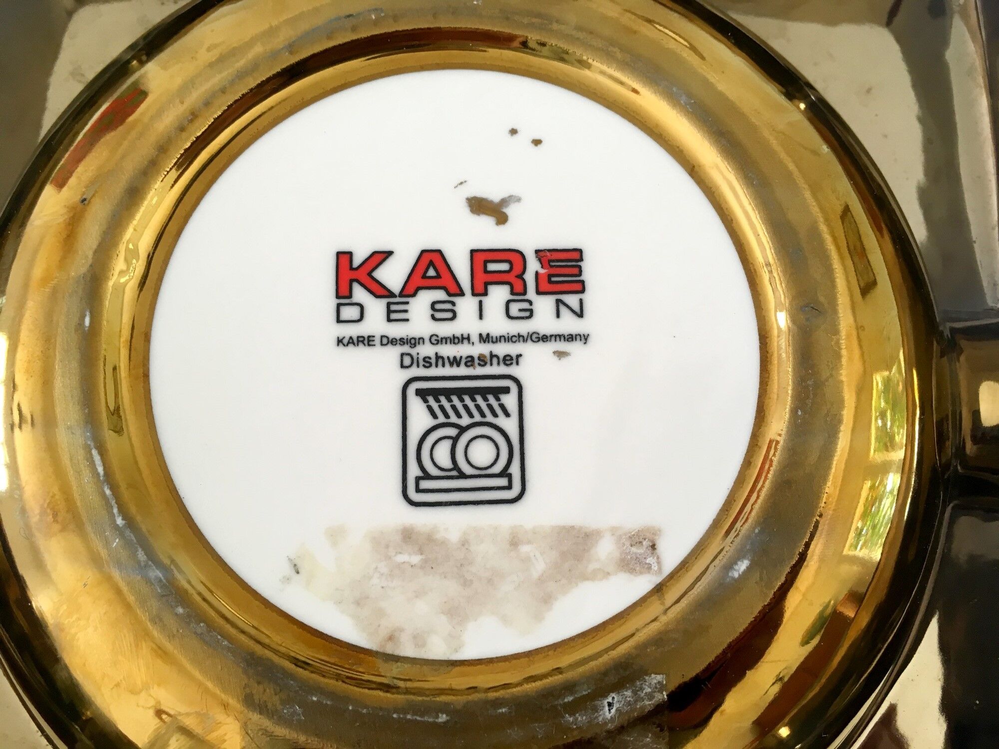 Empty pocket by Kare design in vintage ceramic from the 1990s