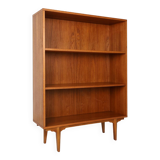 French vintage teak bookcase with 2 shelves from the 1960s