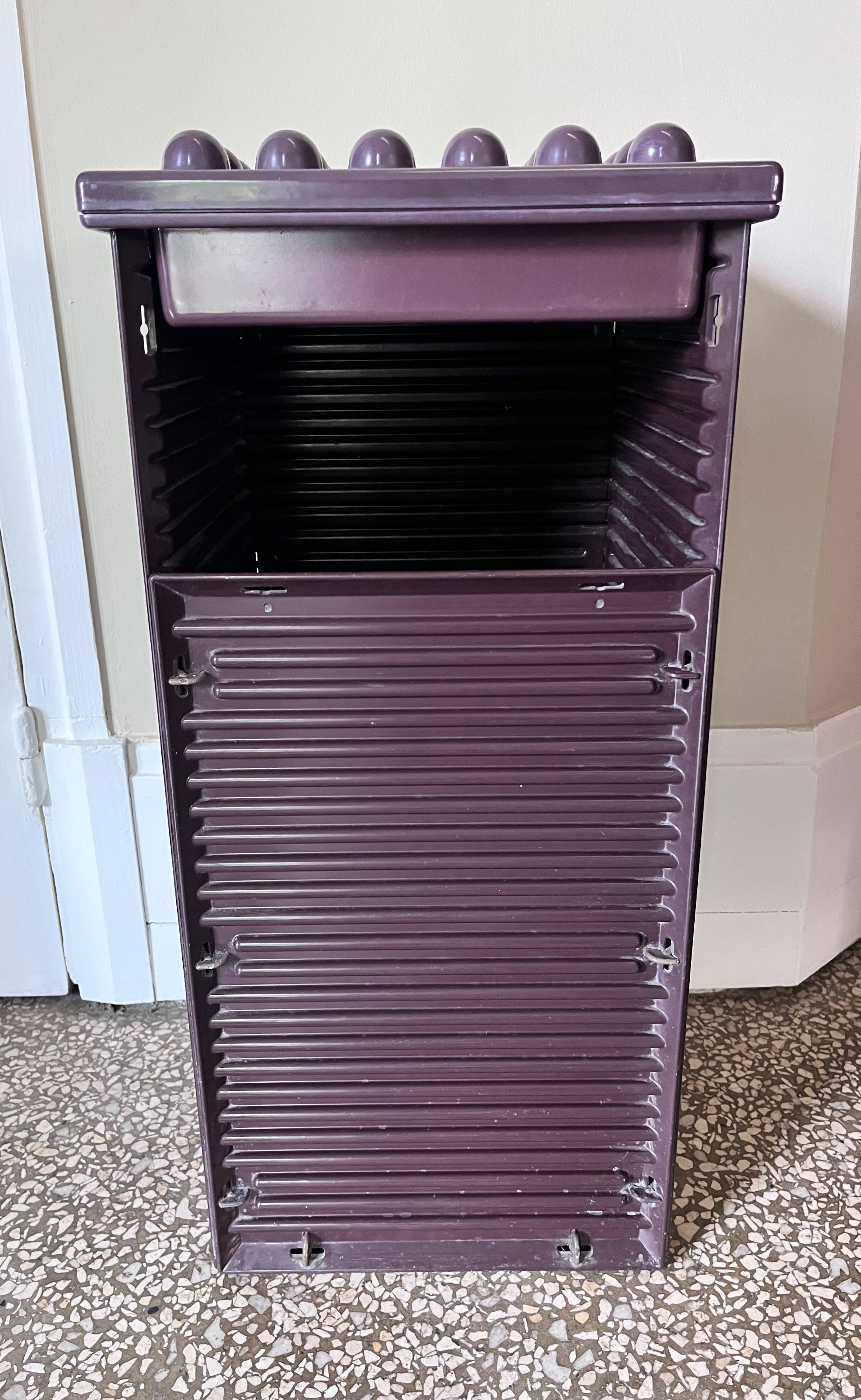 Wastepaper basket with ashtray by Ettore Sottsass, Italy, 1970s