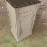 Old bedside painted oak 1920