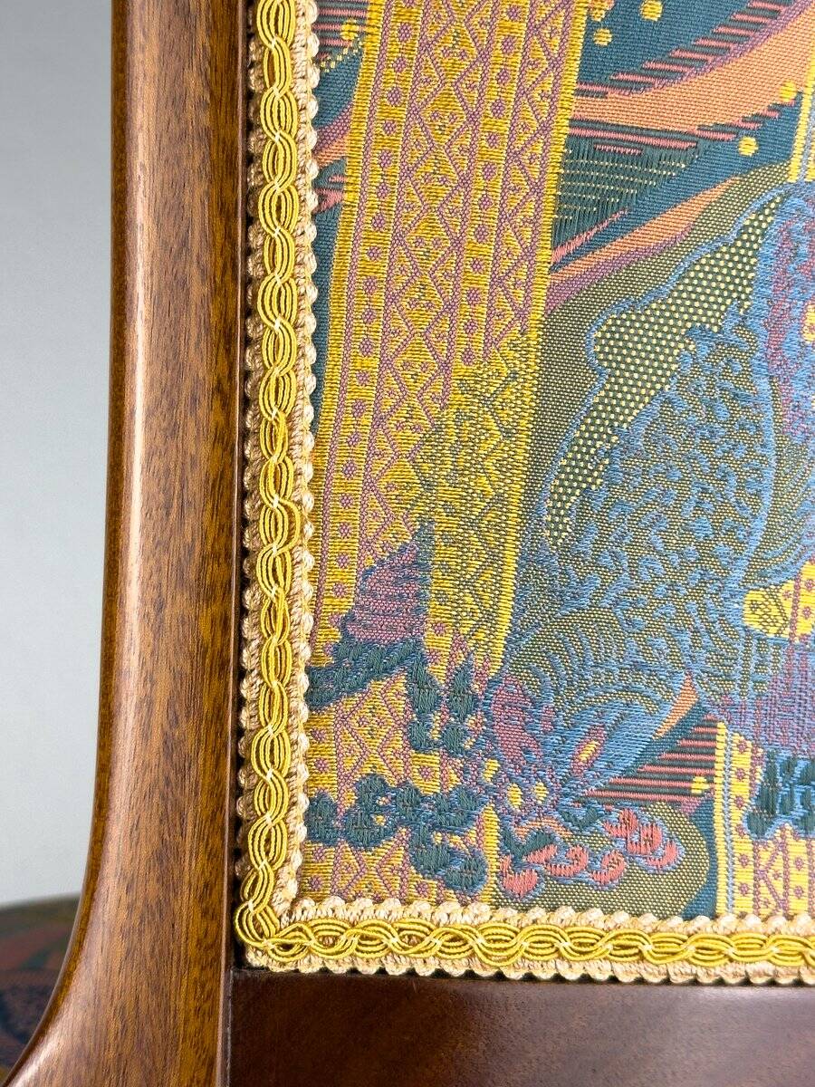 Vintage dining chairs, Italy, 1950s, set of 4